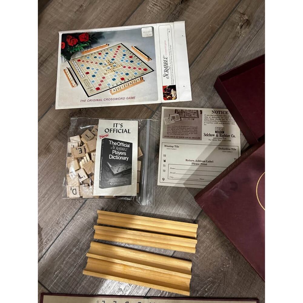 Vintage Scrabble Crossword Game‎